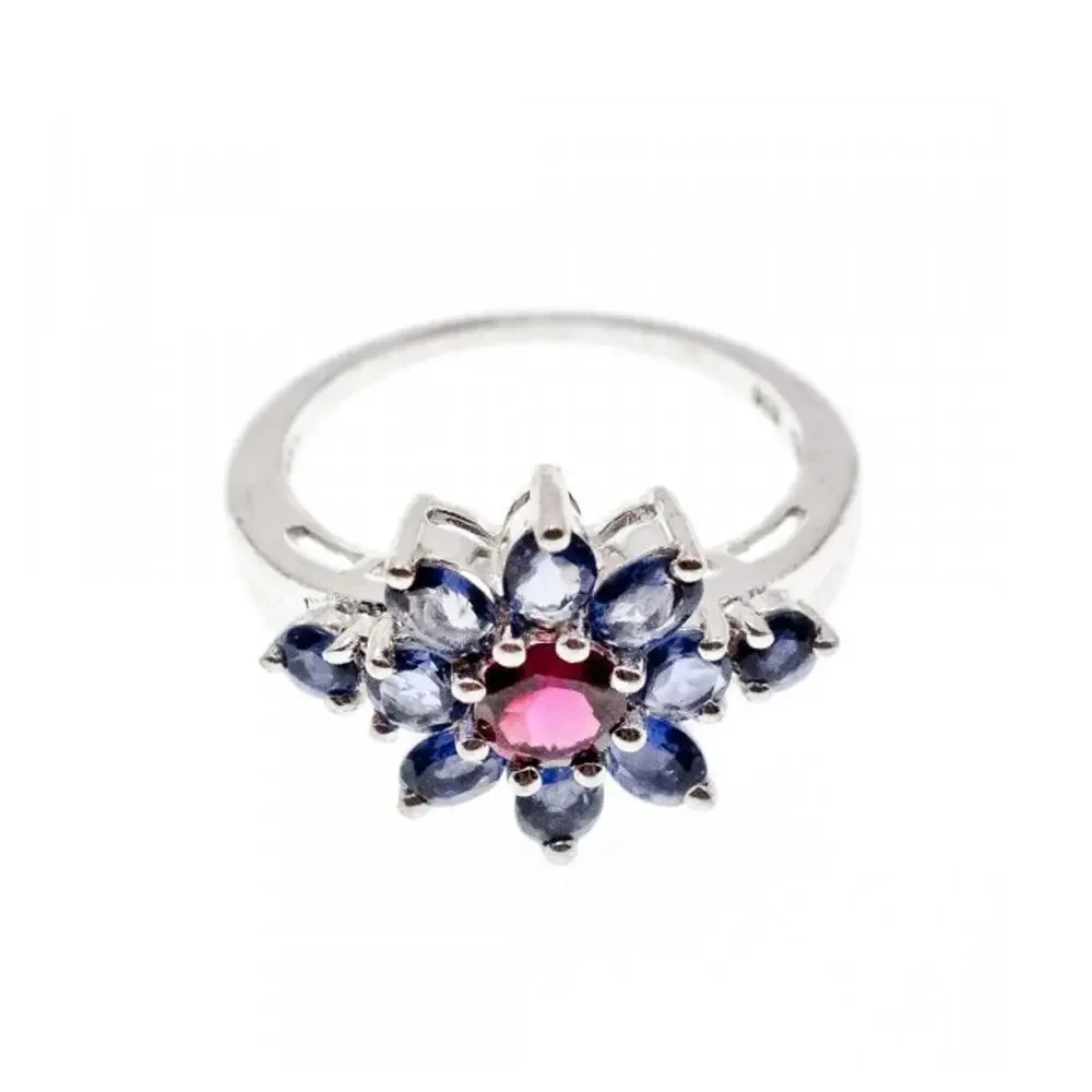 925 Sterling Silver Spinel & Tanzanite 